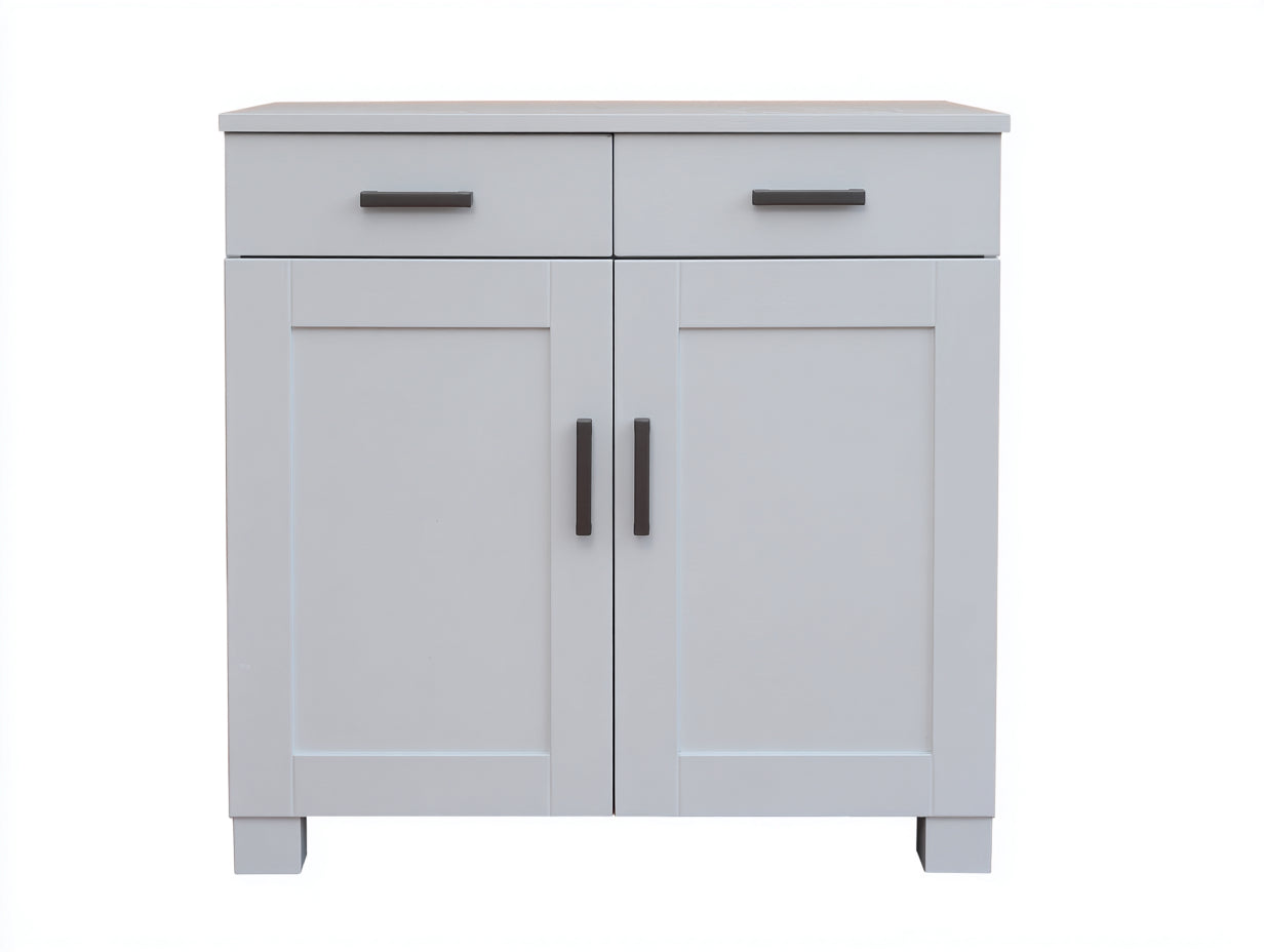 Aparadores madera 100x45x110 cm - Gris - Estilo moderno